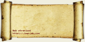 Danica Tirnanić vizit kartica